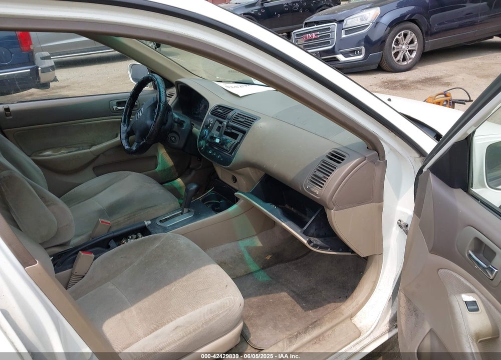 2002 HONDA CIVIC EX VIN: 1HGES26752L034051