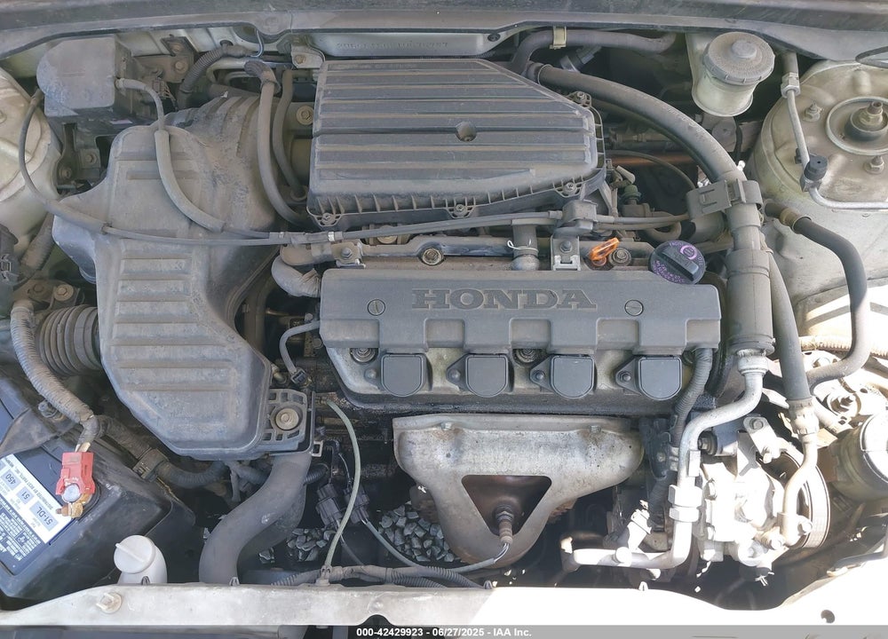 2001 HONDA CIVIC LX VIN: 2HGES165X1H575987