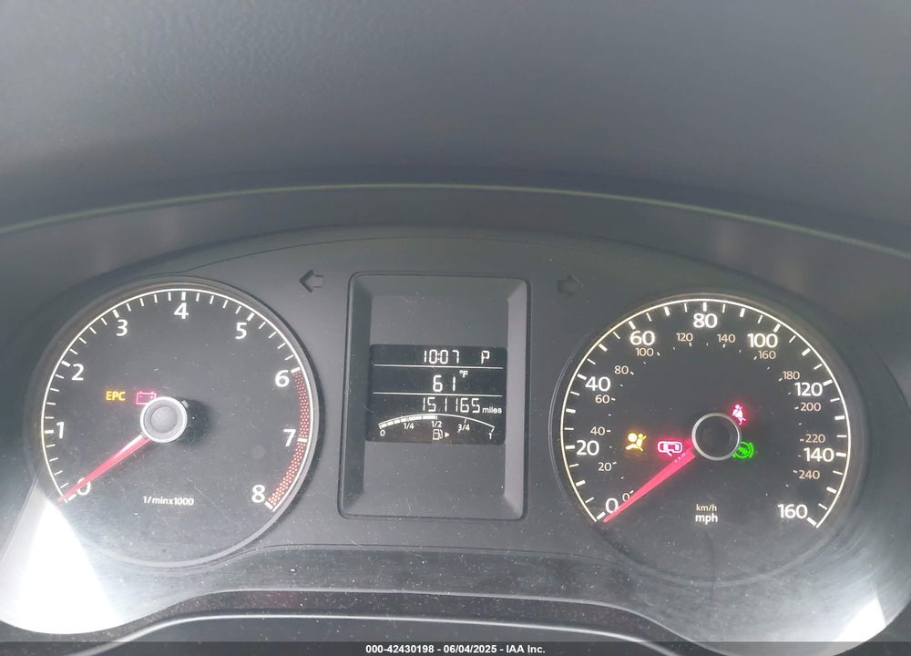 2011 VOLKSWAGEN JETTA 2.5L SE VIN: 3VWDZ7AJXBM034726