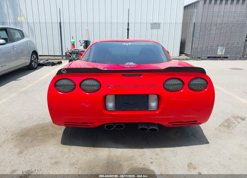 2001 CHEVROLET CORVETTE VIN: 1G1YY22G115119951