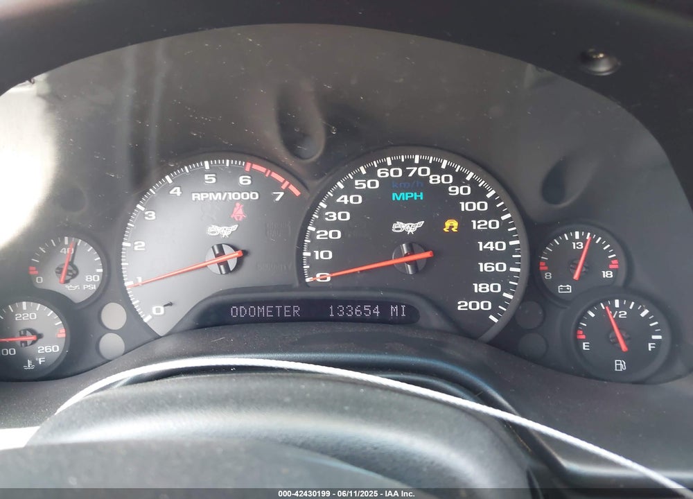 2001 CHEVROLET CORVETTE VIN: 1G1YY22G115119951