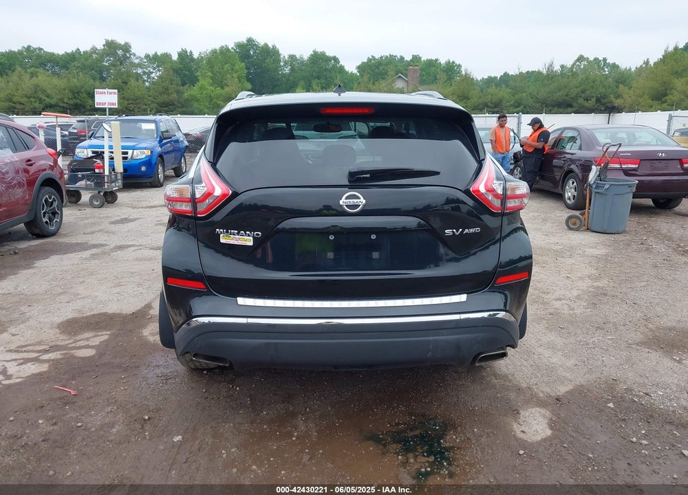 2016 NISSAN MURANO VIN: 5N1AZ2MH2GN121384