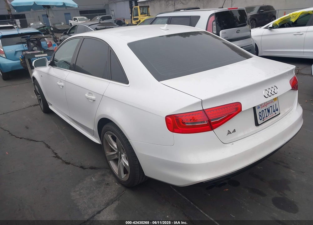 2015 AUDI A4 2.0T PREMIUM VIN: WAUAFAFL0FA076960