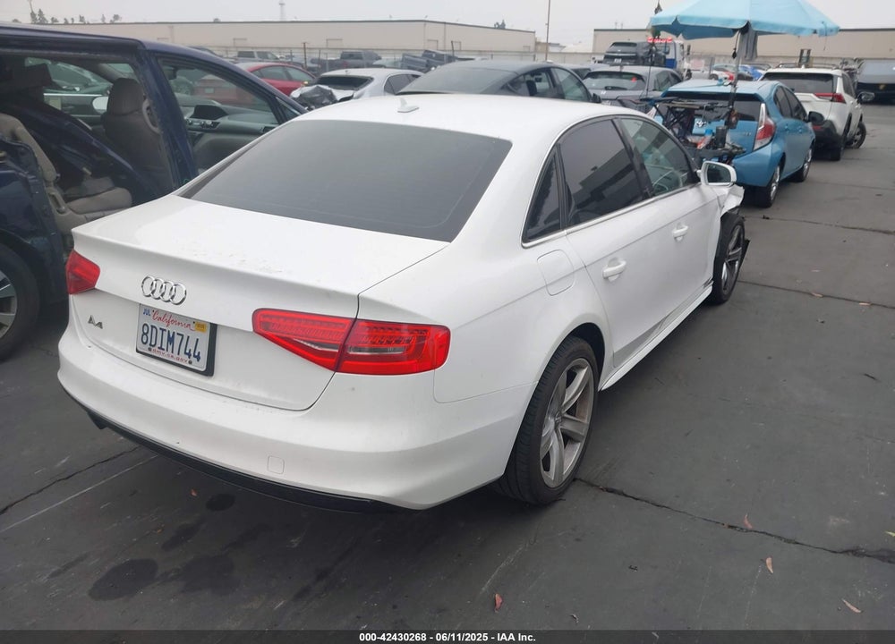 2015 AUDI A4 2.0T PREMIUM VIN: WAUAFAFL0FA076960