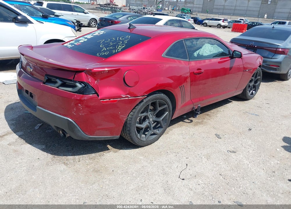 2015 CHEVROLET CAMARO 2LS VIN: 2G1FB1E35F9194481