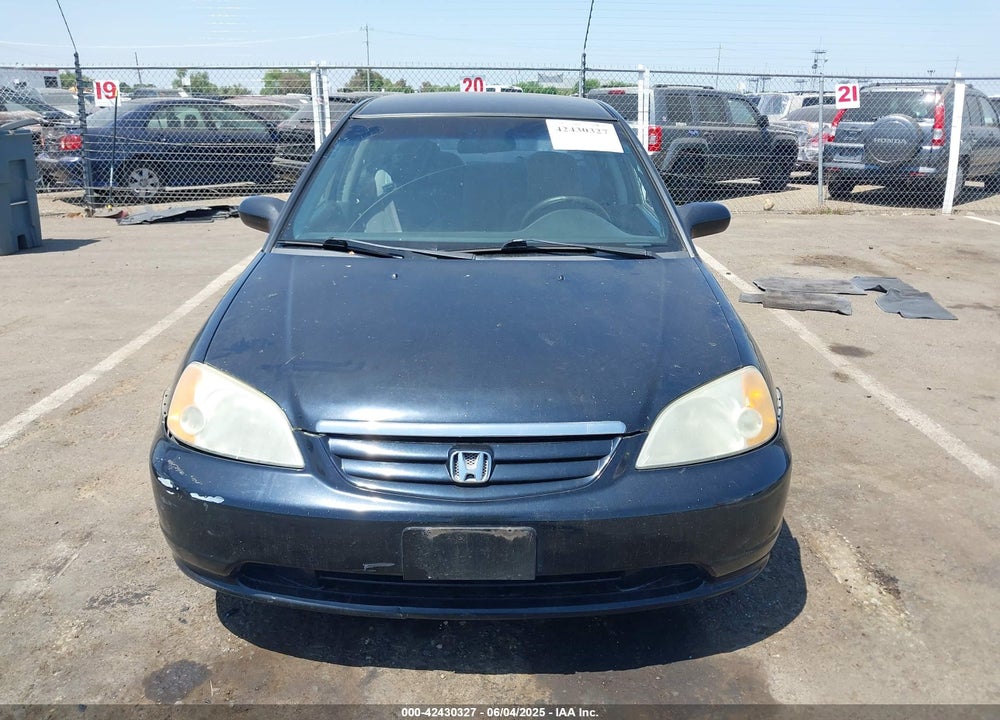 2002 HONDA CIVIC LX VIN: 2HGES165X2H536124