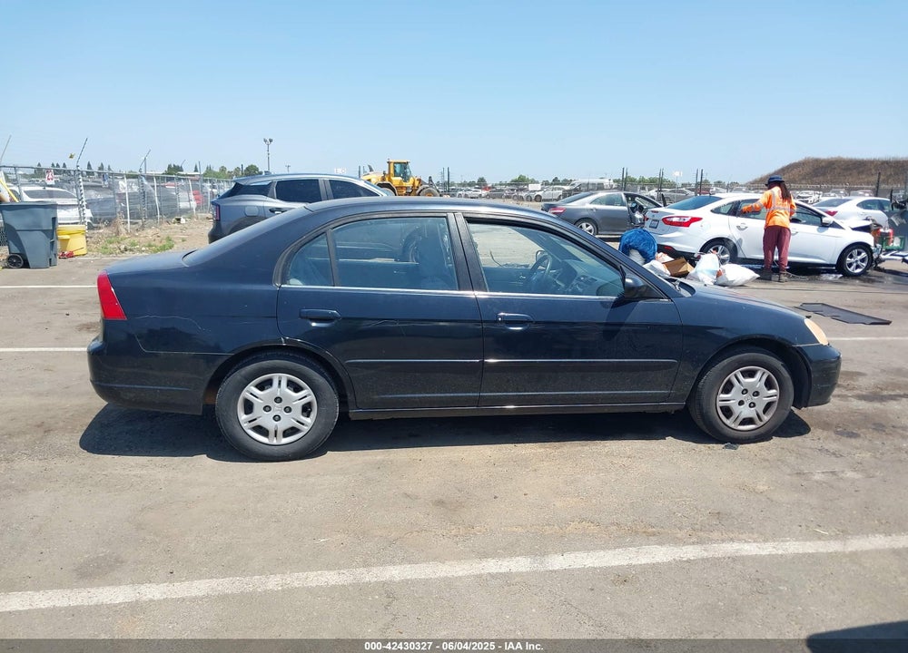 2002 HONDA CIVIC LX VIN: 2HGES165X2H536124