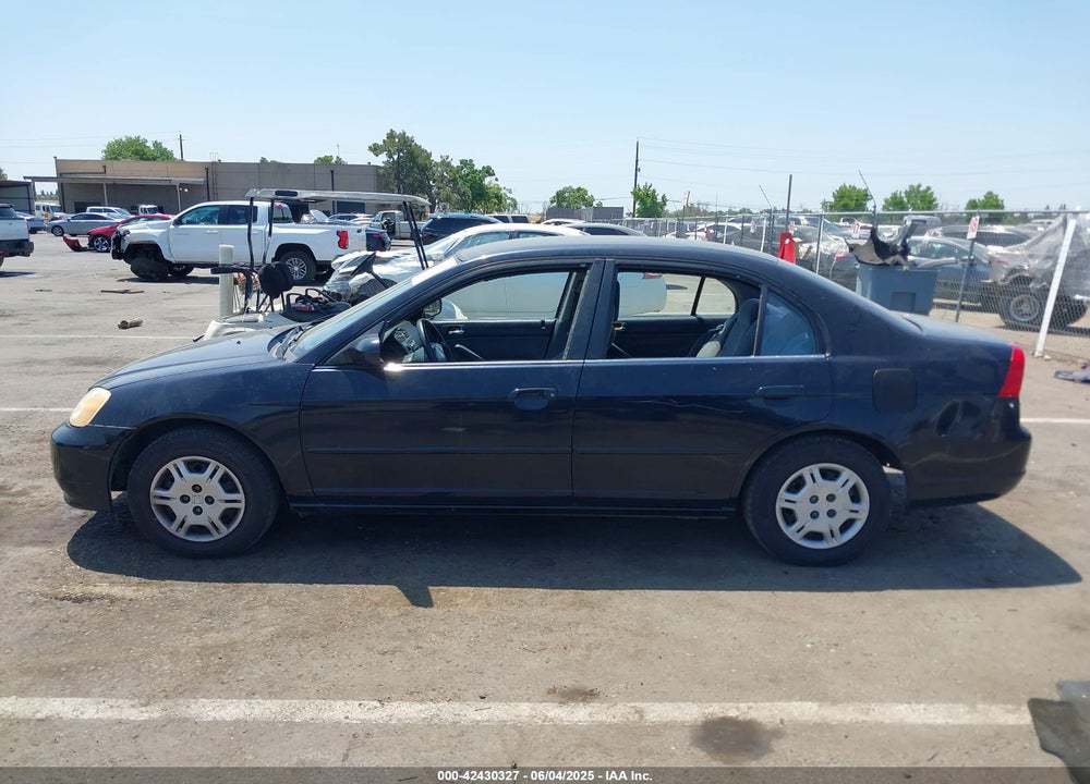 2002 HONDA CIVIC LX VIN: 2HGES165X2H536124
