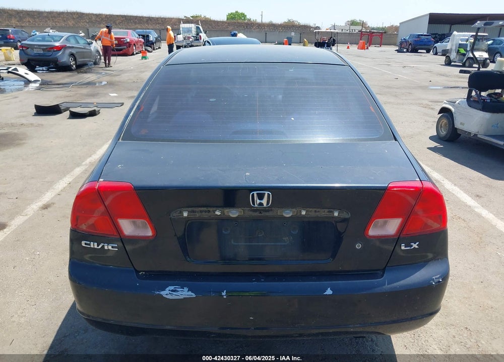 2002 HONDA CIVIC LX VIN: 2HGES165X2H536124