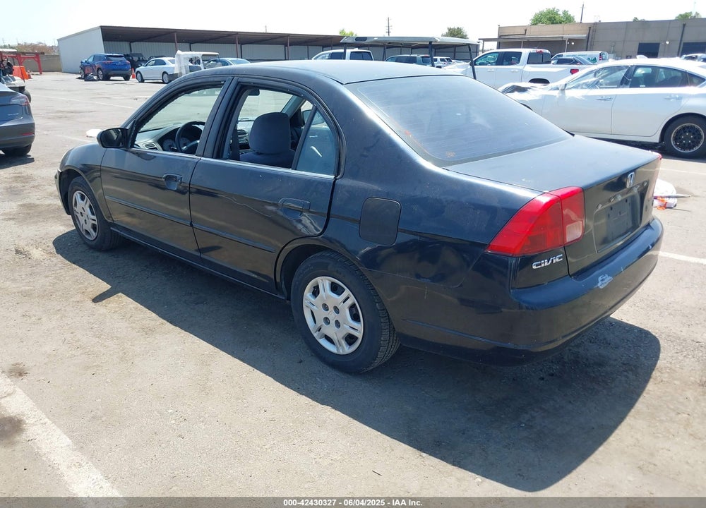 2002 HONDA CIVIC LX VIN: 2HGES165X2H536124