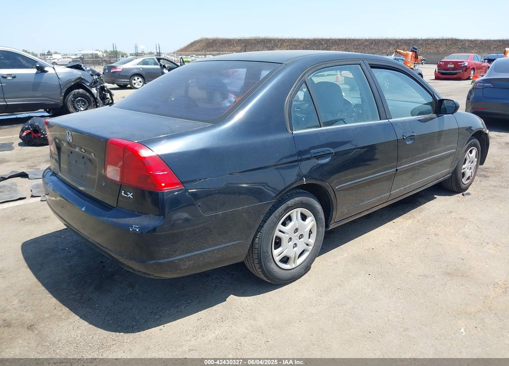 2002 HONDA CIVIC LX VIN: 2HGES165X2H536124