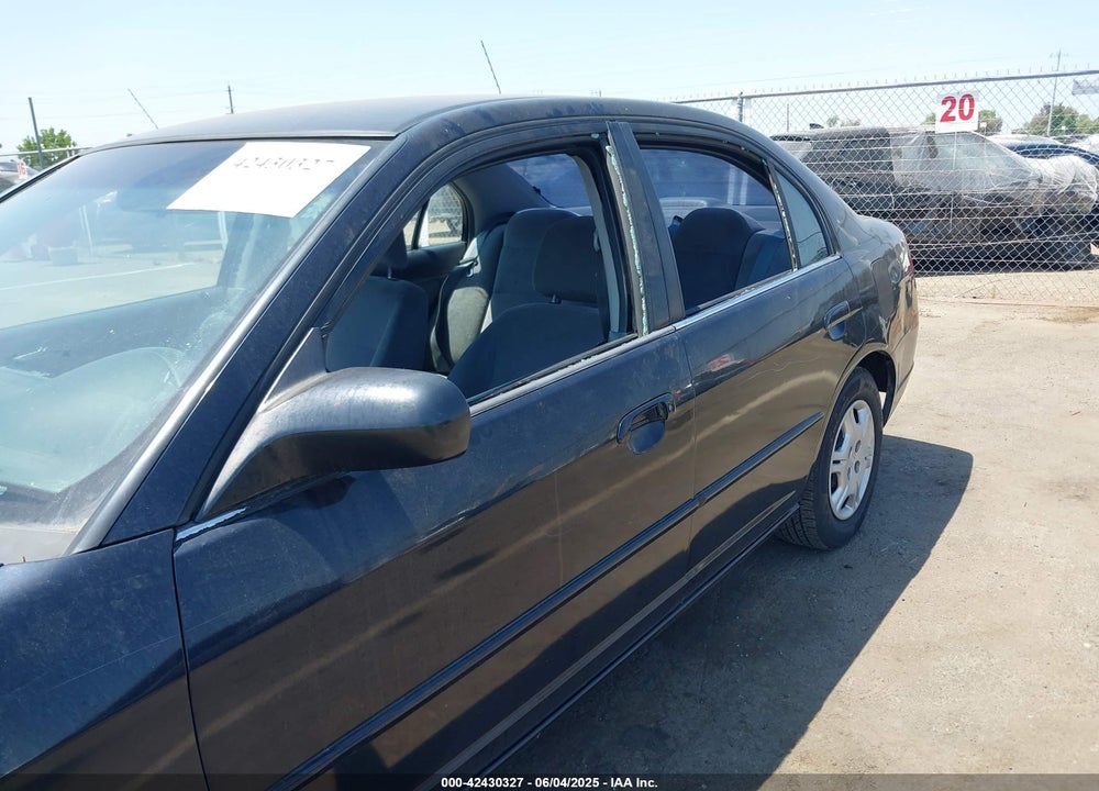 2002 HONDA CIVIC LX VIN: 2HGES165X2H536124