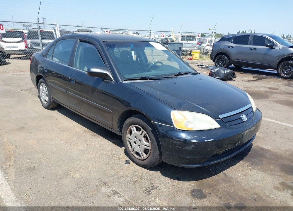 2002 HONDA CIVIC LX VIN: 2HGES165X2H536124