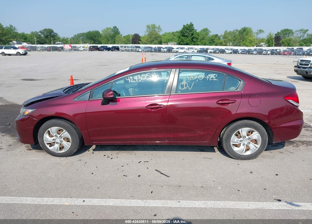 2013 HONDA CIVIC VIN: 19XFB2F50DE049876
