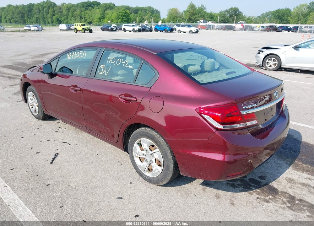 2013 HONDA CIVIC VIN: 19XFB2F50DE049876