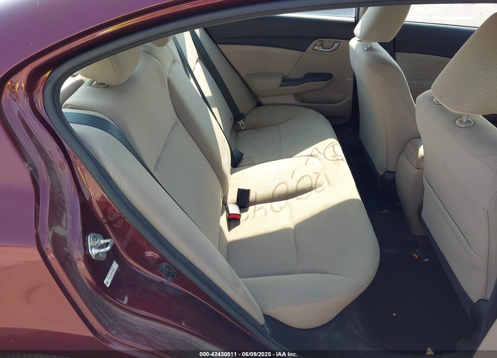 2013 HONDA CIVIC VIN: 19XFB2F50DE049876