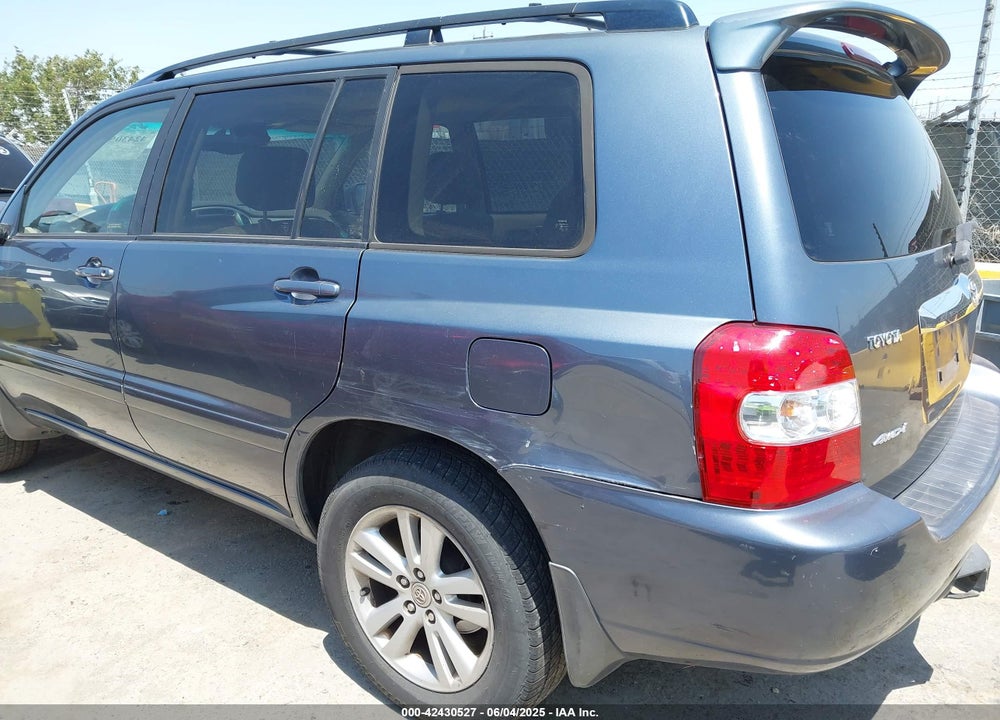 2006 TOYOTA HIGHLANDER HYBRID LIMITED V6 VIN: JTEEW21A460003236