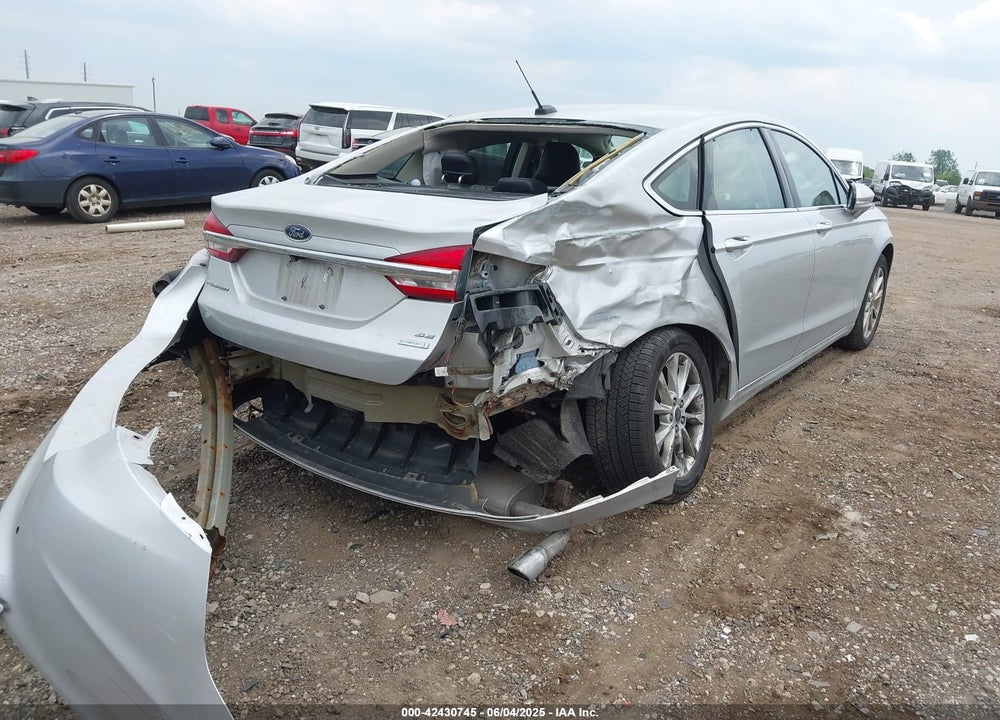 2017 FORD FUSION VIN: 3FA6P0HD4HR272761