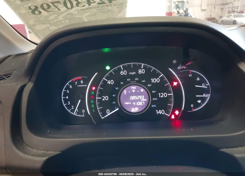 2016 HONDA CR-V VIN: 2HKRM4H59GH725273