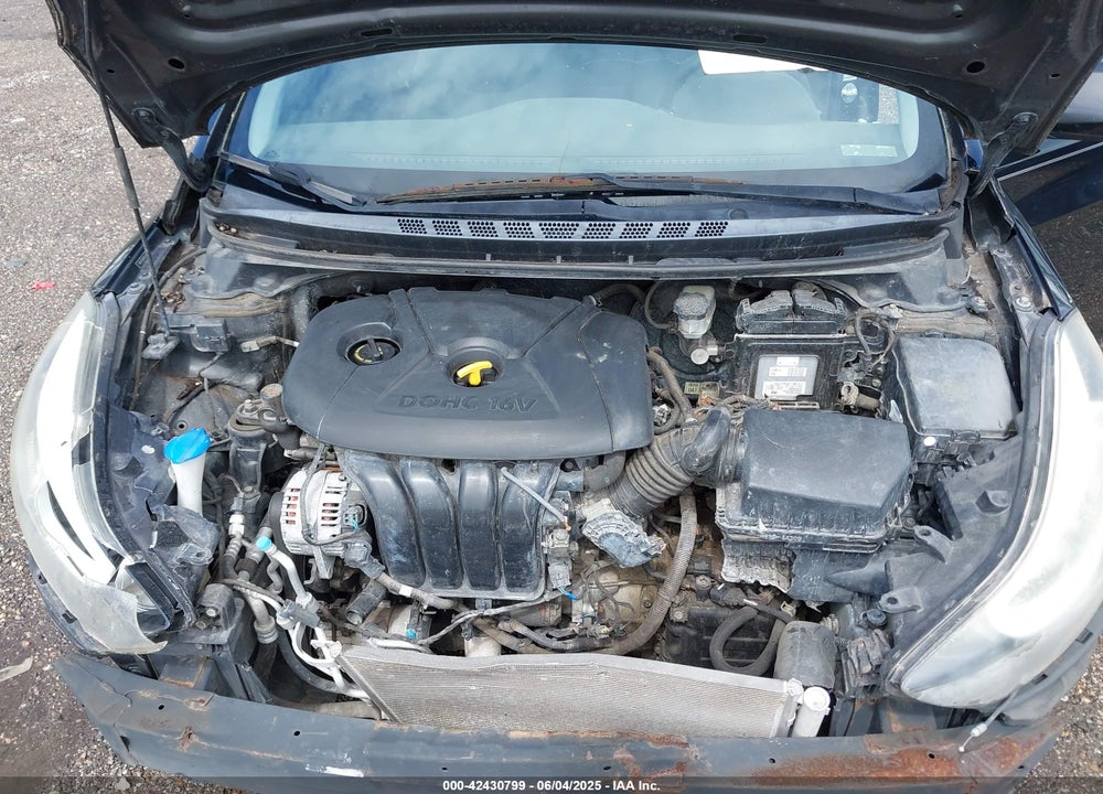 2016 HYUNDAI ELANTRA VIN: 5NPDH4AE9GH719899
