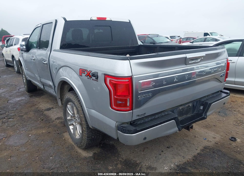 2015 FORD F-150 PLATINUM VIN: 1FTEW1EG3FFA23861