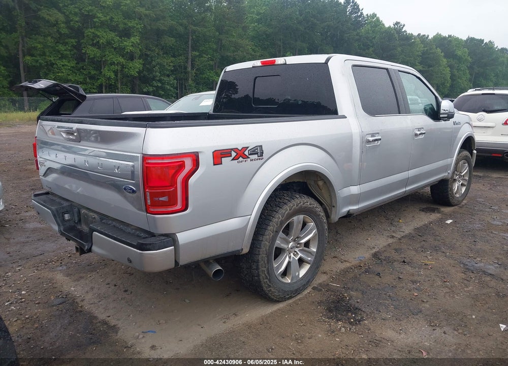 2015 FORD F-150 PLATINUM VIN: 1FTEW1EG3FFA23861