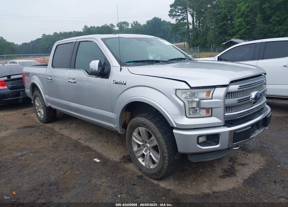 2015 FORD F-150 PLATINUM VIN: 1FTEW1EG3FFA23861