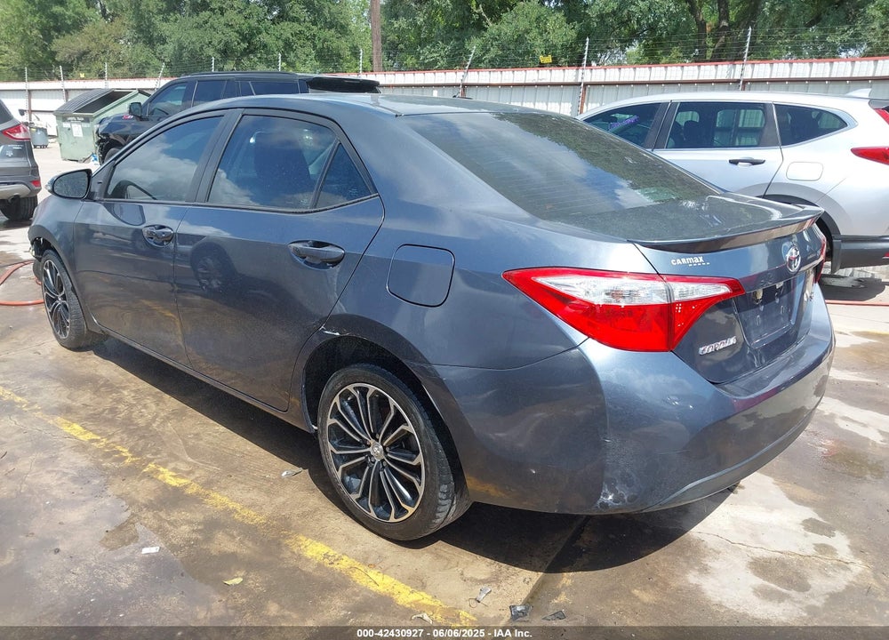 2016 TOYOTA COROLLA VIN: 5YFBURHE6GP497461