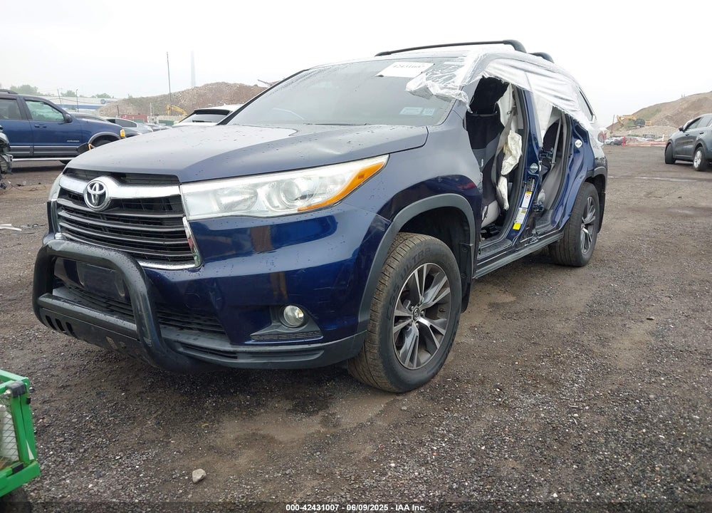 2016 TOYOTA HIGHLANDER VIN: 5TDJKRFH7GS276649