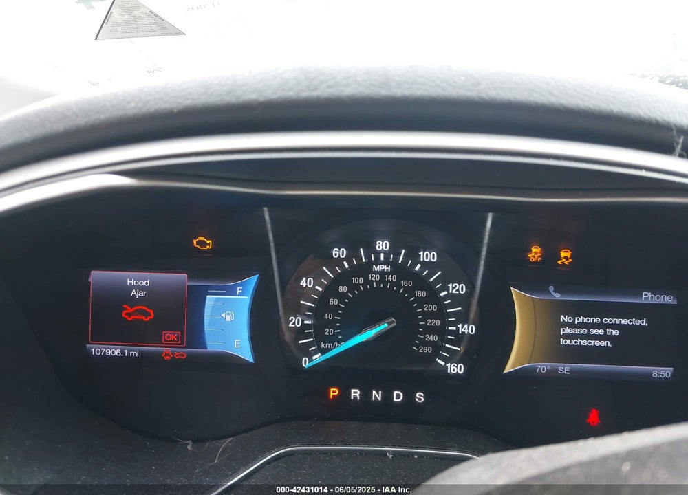 2013 FORD FUSION VIN: 3FA6P0H76DR107010