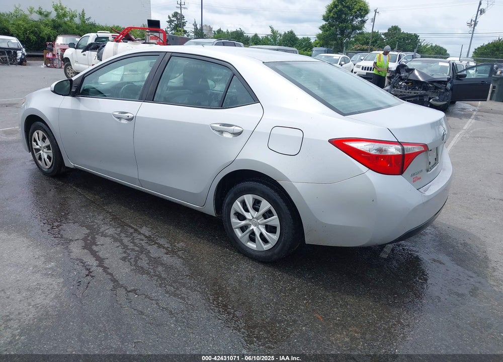 2015 TOYOTA COROLLA VIN: 2T1BURHEXFC296922