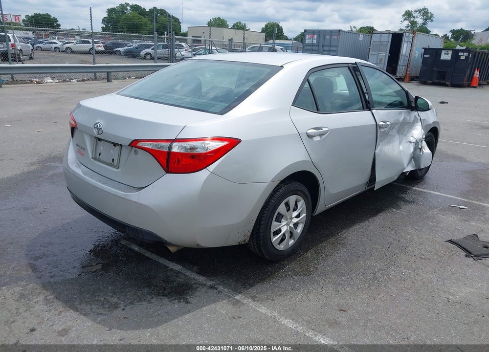 2015 TOYOTA COROLLA VIN: 2T1BURHEXFC296922