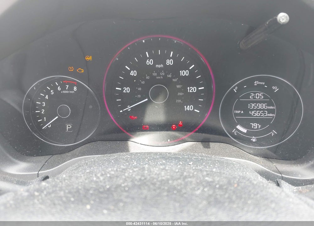2017 HONDA HR-V VIN: 3CZRU5H35HG701478