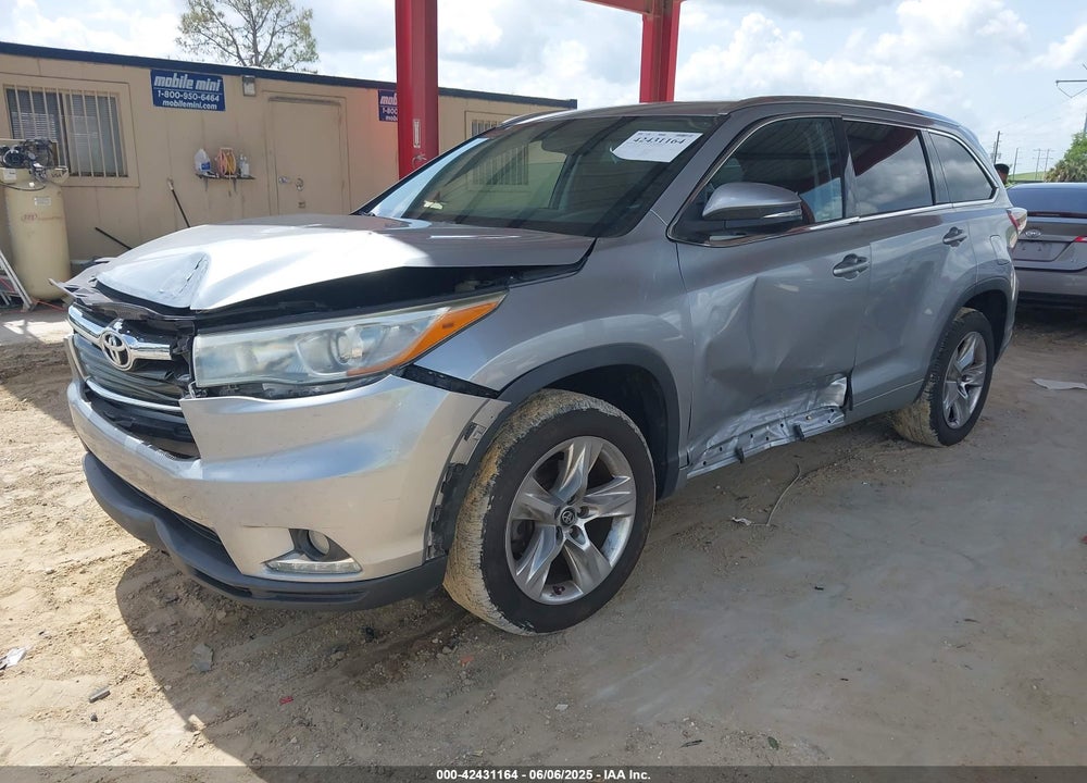 2016 TOYOTA HIGHLANDER LIMITED V6 VIN: 5TDYKRFH5GS162034