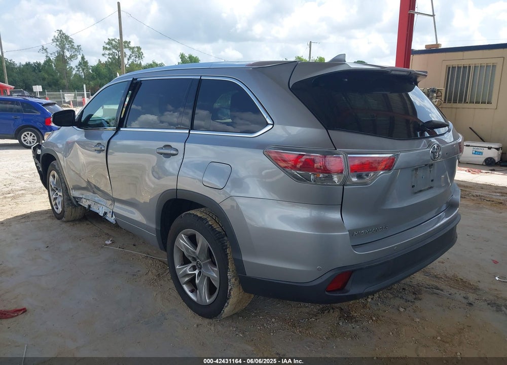 2016 TOYOTA HIGHLANDER LIMITED V6 VIN: 5TDYKRFH5GS162034