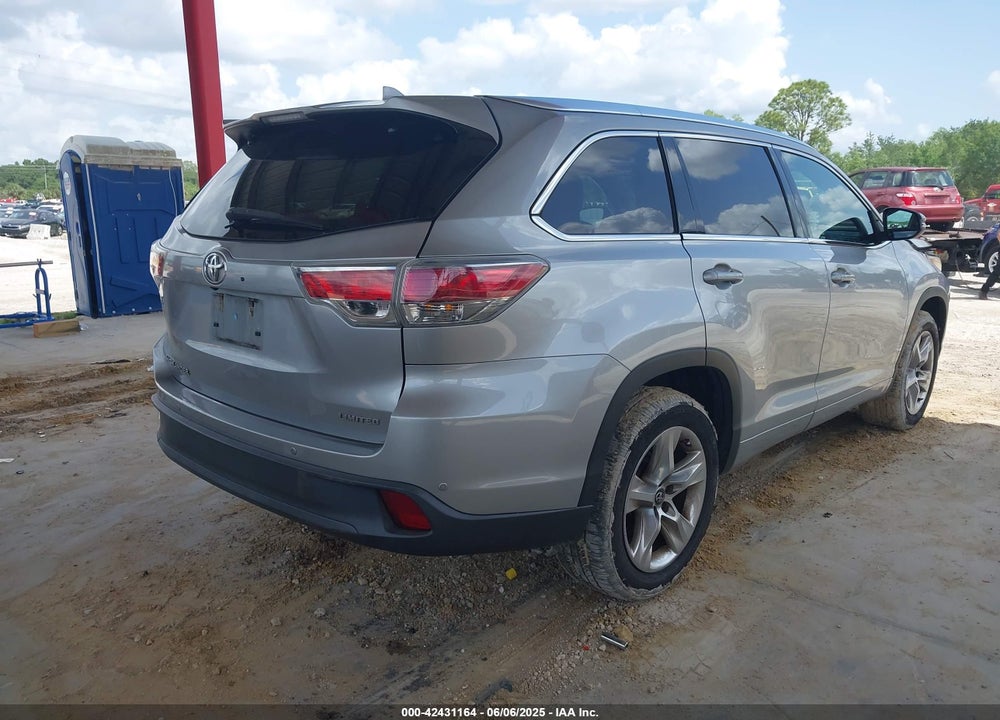 2016 TOYOTA HIGHLANDER LIMITED V6 VIN: 5TDYKRFH5GS162034