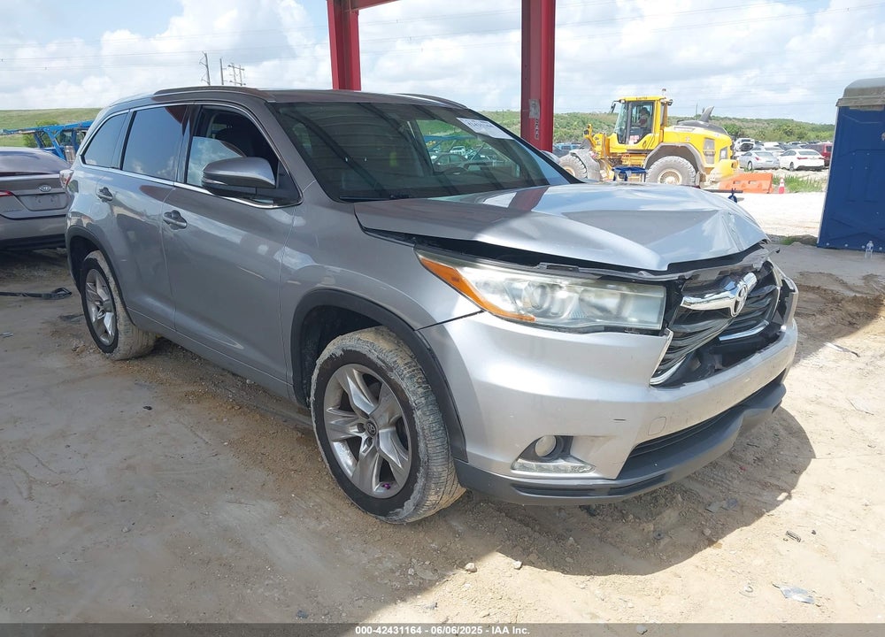 2016 TOYOTA HIGHLANDER LIMITED V6 VIN: 5TDYKRFH5GS162034