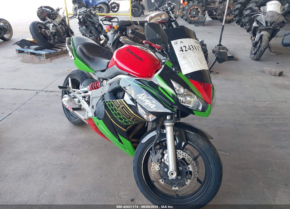 2009 KAWASAKI EX650 C VIN: JKAEXEC139DA35055