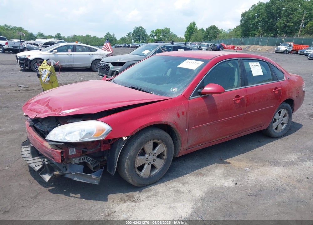 2008 CHEVROLET IMPALA LT VIN: 2G1WT58K489134234