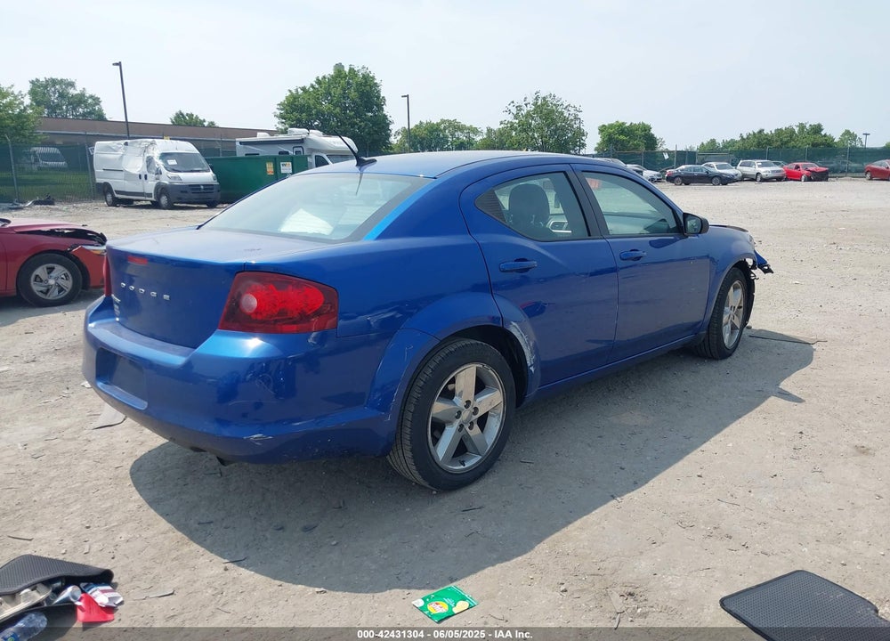 2013 DODGE AVENGER VIN: 1C3CDZAB9DN687871