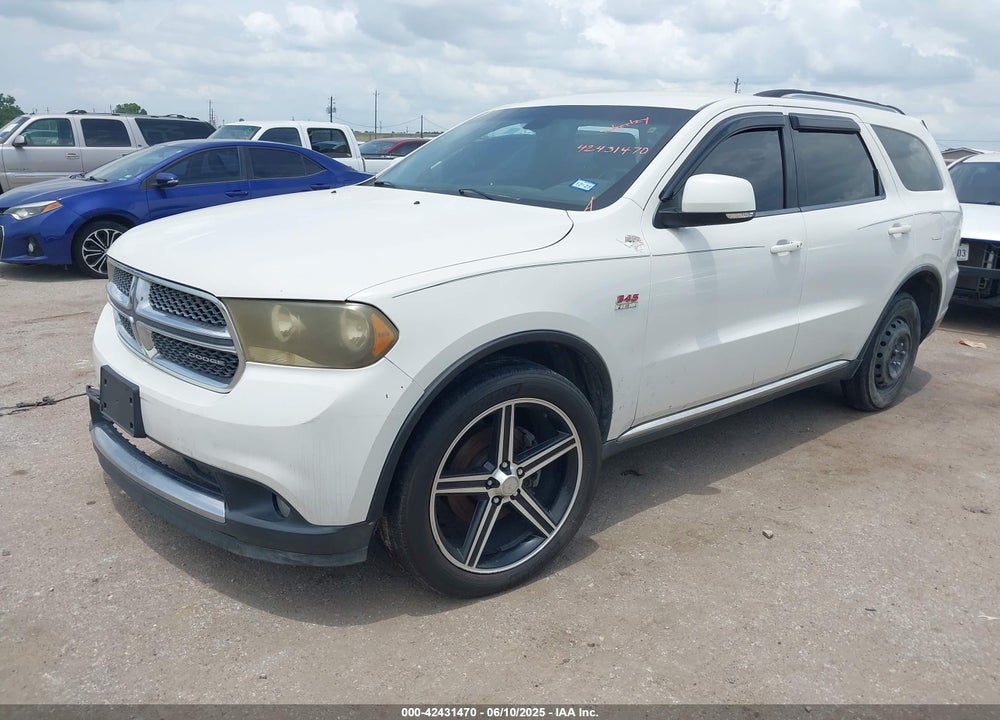 2011 DODGE DURANGO CREW VIN: 1D4SD4GT4BC664021