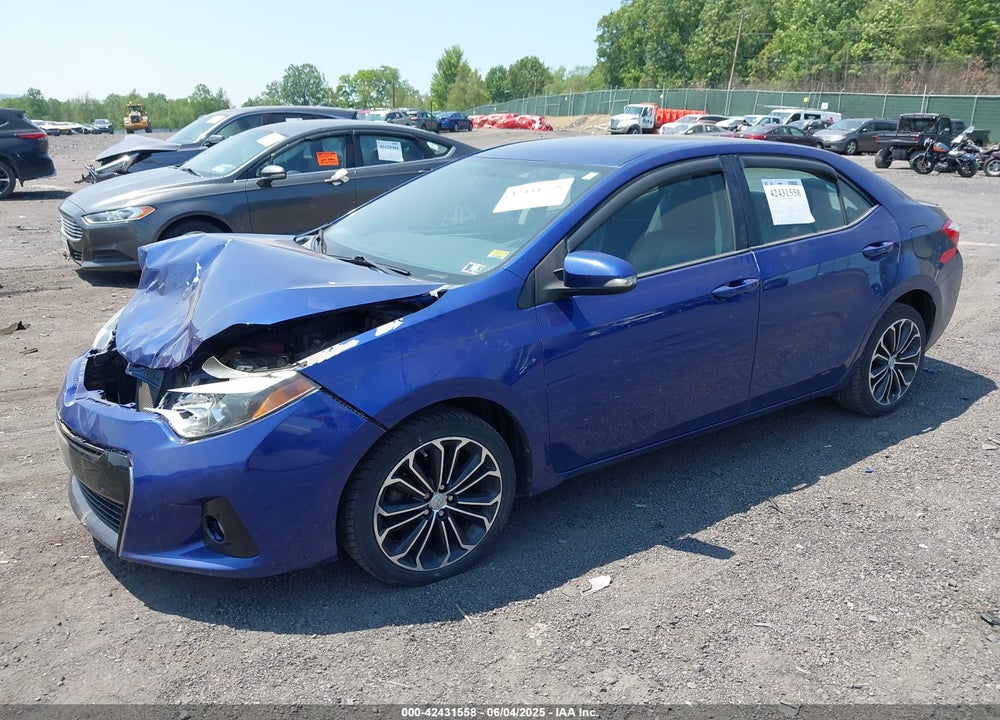2015 TOYOTA COROLLA S PLUS VIN: 5YFBURHE6FP218542