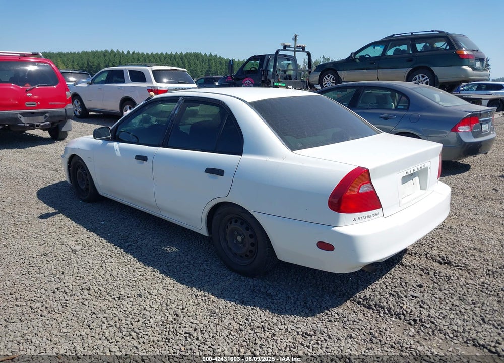 2000 MITSUBISHI MIRAGE DE VIN: JA3AY26C4YU017932