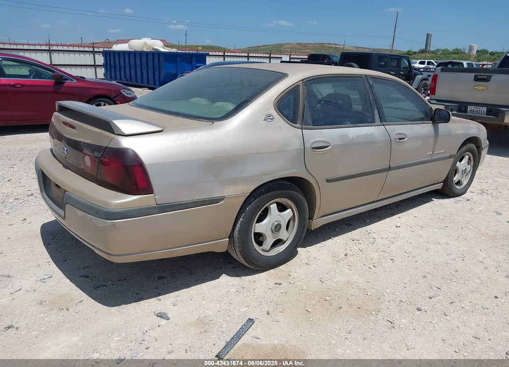 2002 CHEVROLET IMPALA VIN: 2G1WH55K029121400
