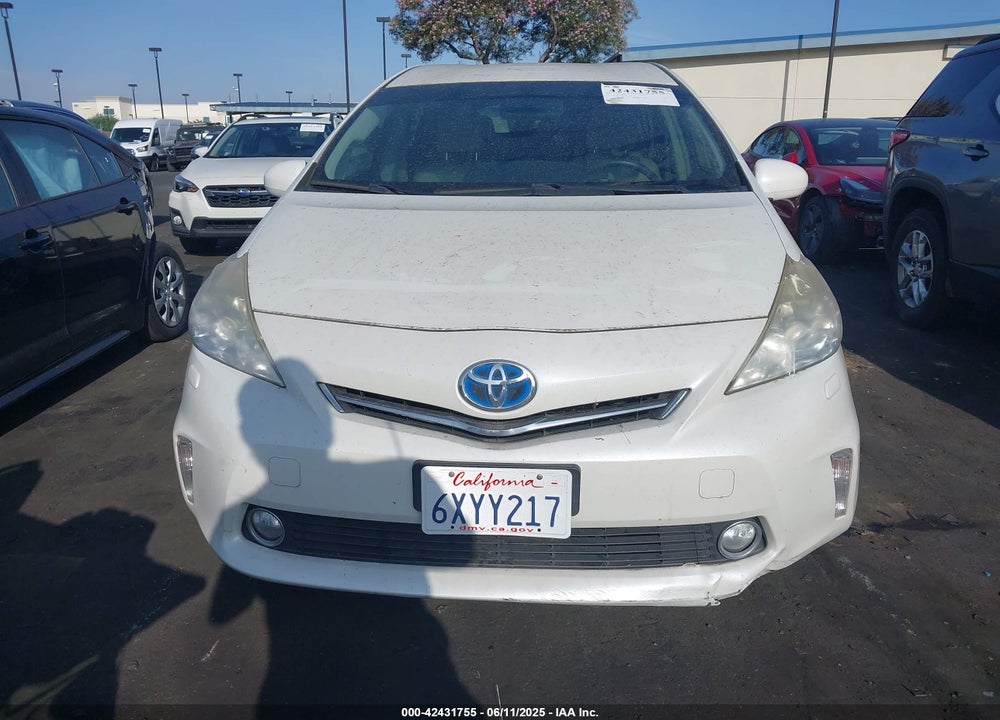 2012 TOYOTA PRIUS V FIVE VIN: JTDZN3EU5C3166393