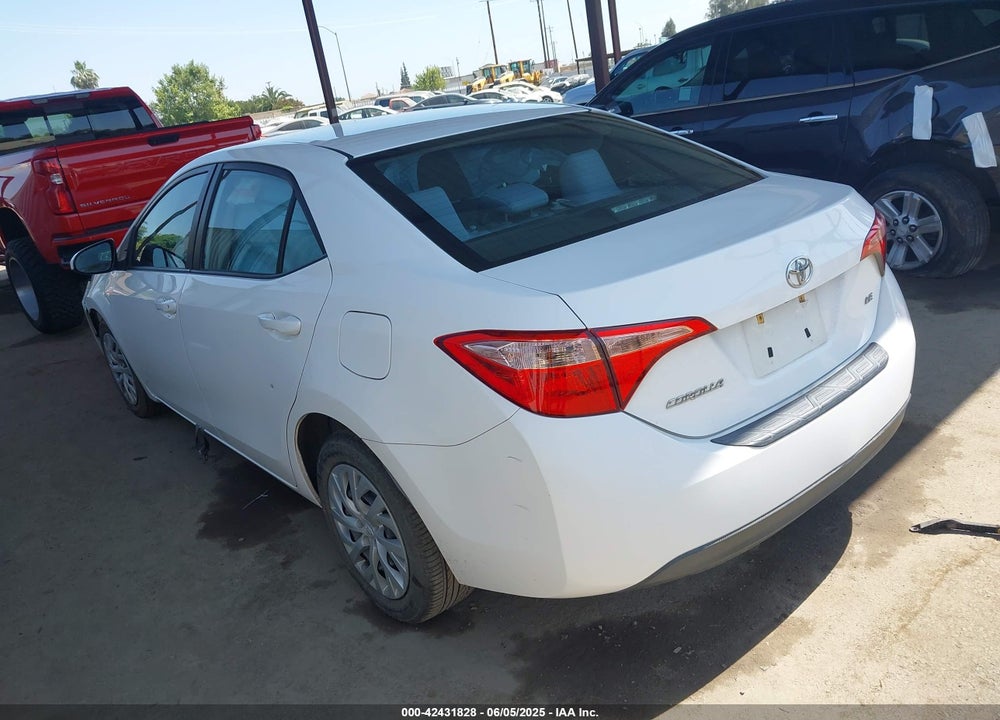 2018 TOYOTA COROLLA LE VIN: 2T1BURHE8JC965570
