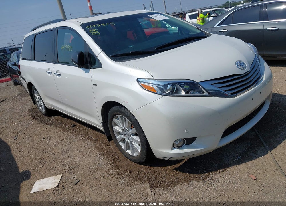 2017 TOYOTA SIENNA LIMITED 7 PASSENGER VIN: 5TDDZ3DC5HS150577