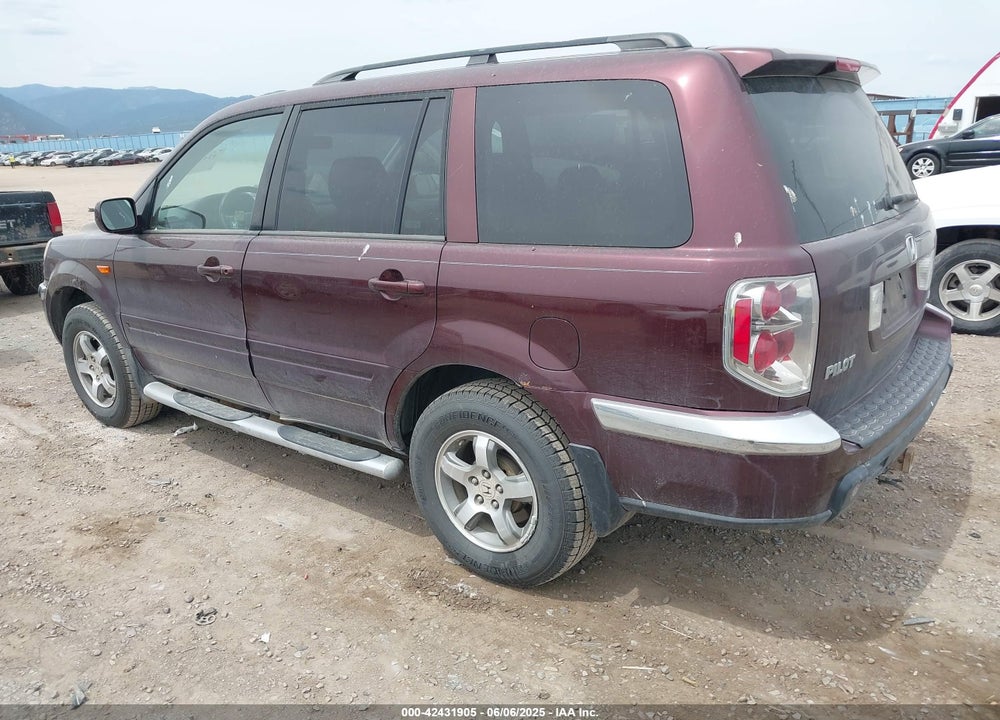 2008 HONDA PILOT EX-L VIN: 5FNYF185X8B047976