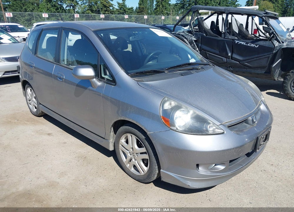 2007 HONDA FIT SPORT VIN: JHMGD376X7S039853