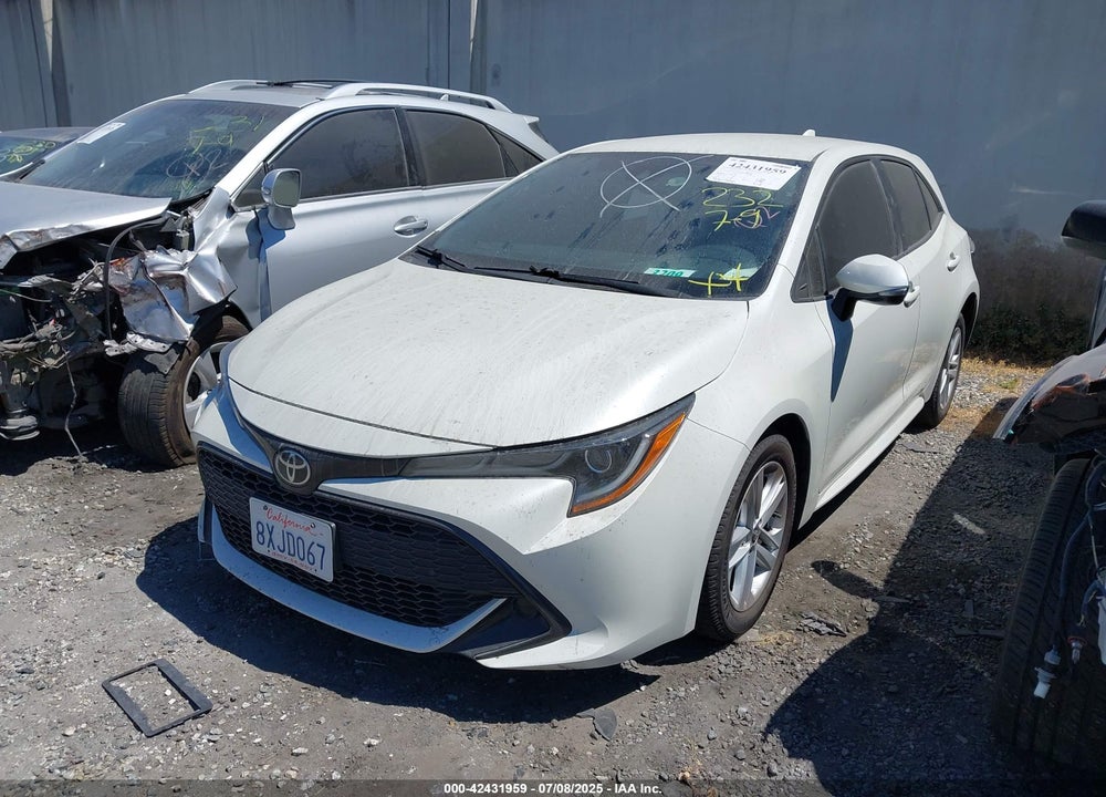 2019 TOYOTA COROLLA VIN: JTNK4RBE1K3067732